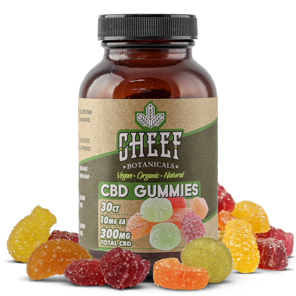 Cheef Botanicals Vegan CBD Gummies 3000mg \u2013 Happy Hippy Haus Texas