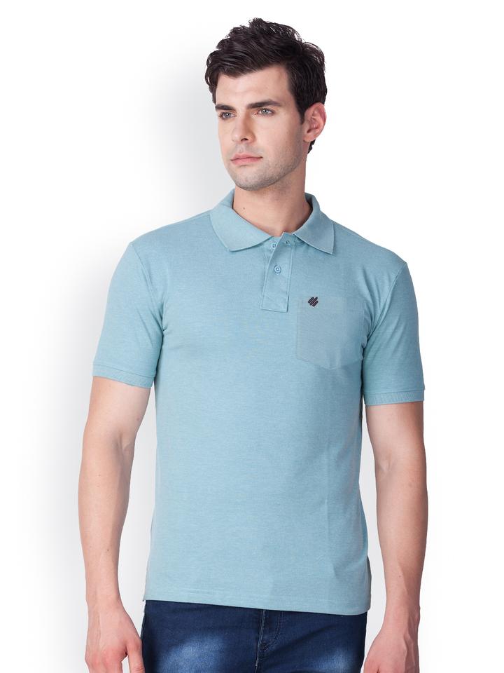 aqua blue polo t shirt