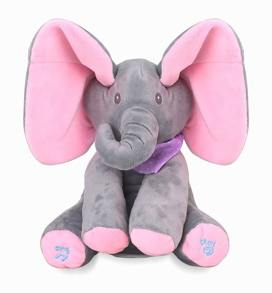 peek a boo elephant pink