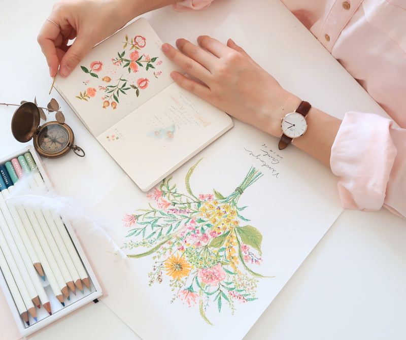 Featured image of post Pictures Of Flowers To Draw With Color - There is a mix of difficulty, from cute pictures for toddlers and preschoolers to more detailed designs for older children.