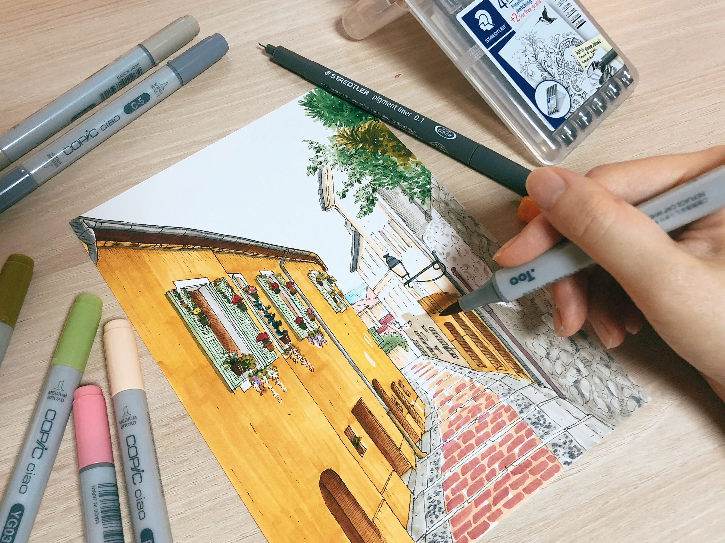 Travel & Lifestyle Illustrations - Learn Marker & Pen Drawing – CLASS101