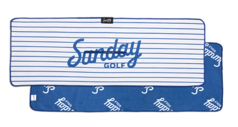 Pinstriped Golf Towel by Sunday Golf