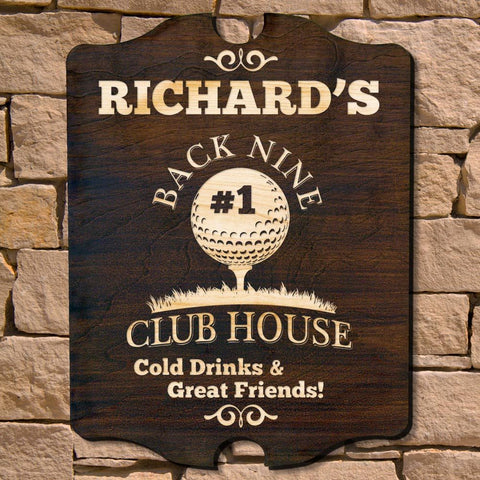 golf pub sign