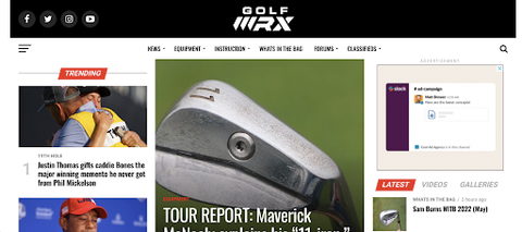 Golf WRX website