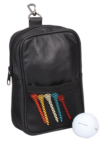 4 Pieces Golf Tee Holder Golf Ball Carry Bag Pouch Golf Ball