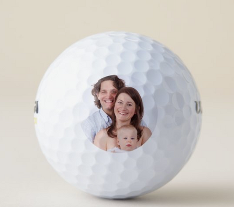 personalized photo golf ball