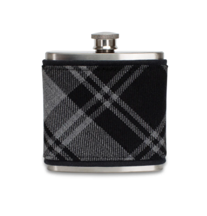 tartan wrapped flask