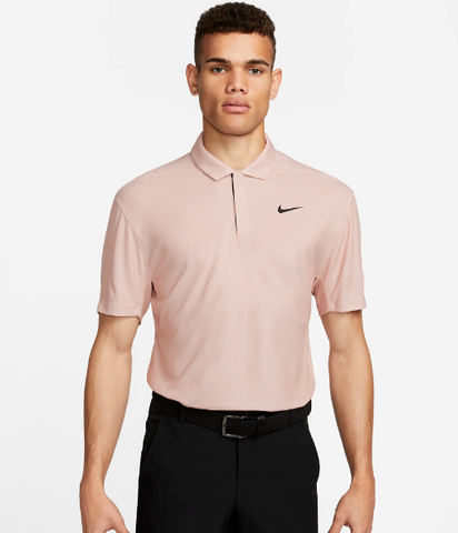 model wearing the Nike Dri-FIT Tiger Woods Golf Polo