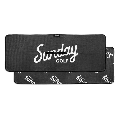 classic golf towel by sunday golf