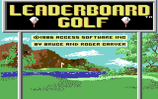 screenshot of the Leaderboard Golf (Series) video game