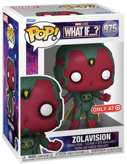 Zolavision Funko Pop! Movies Marvel What If...? Pop! Only at Target Exclusive #975 Vinyl Figure