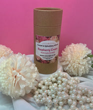 Load image into Gallery viewer, Raspberry Cream Carpet Refresh in a sprinkler jar, which is fully compostable.
