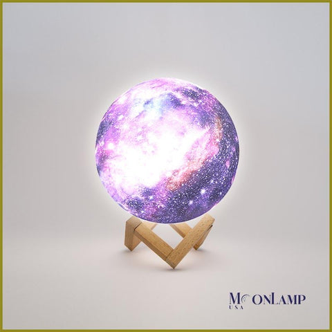 Galaxy moon lamp 6in