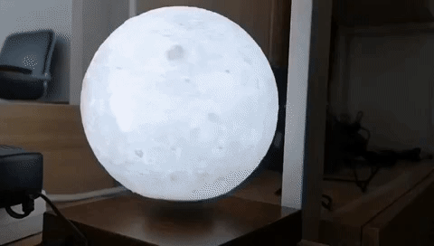 levitating moon lamp 6in