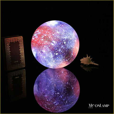 Universe lamp on the table