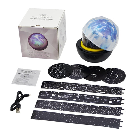 planetarium night light for kids package includes