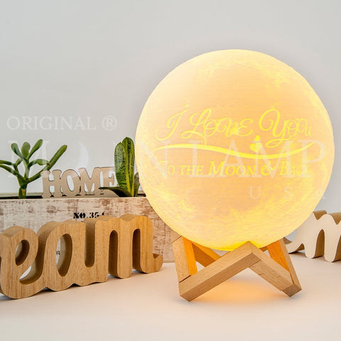 Dad to Daughter Personalized Gift Magical Moon Night Light Lunar Lamp Home  Decor