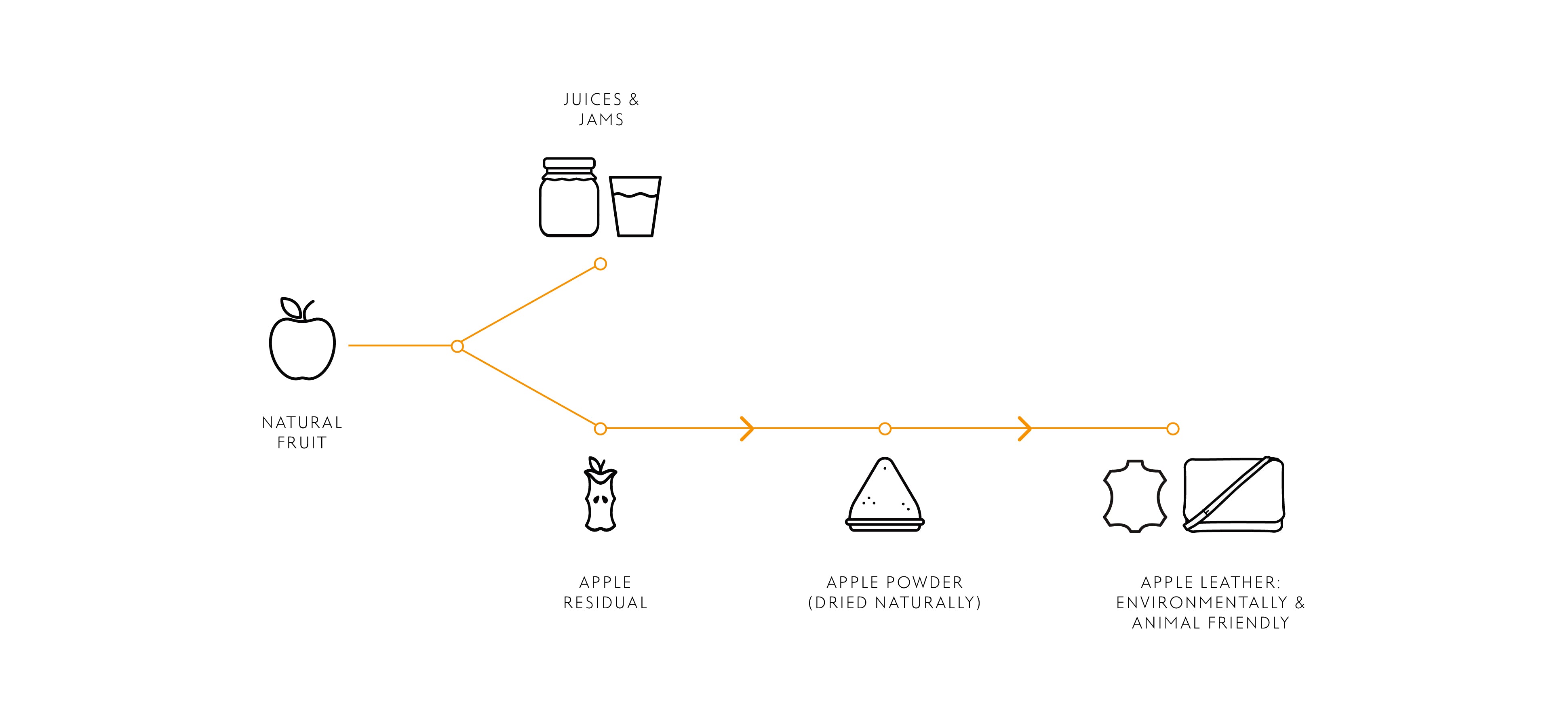 Infografik zum Apple-Ledermaterial