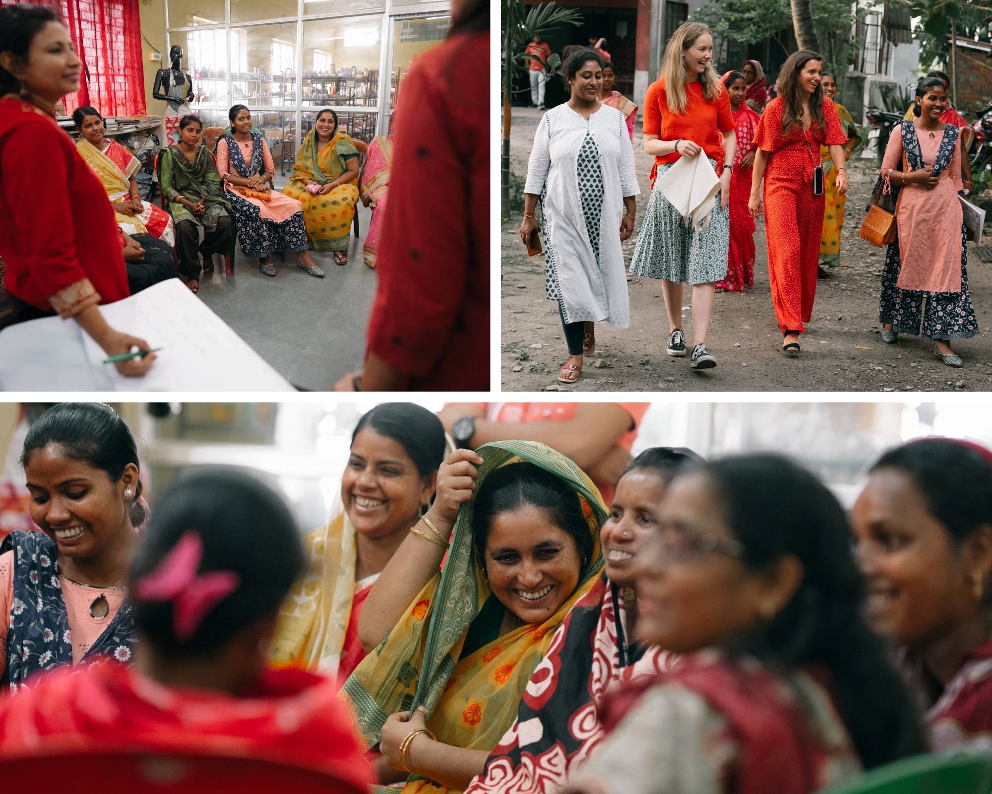 O My Bag Team visiting EMA factory in India for training