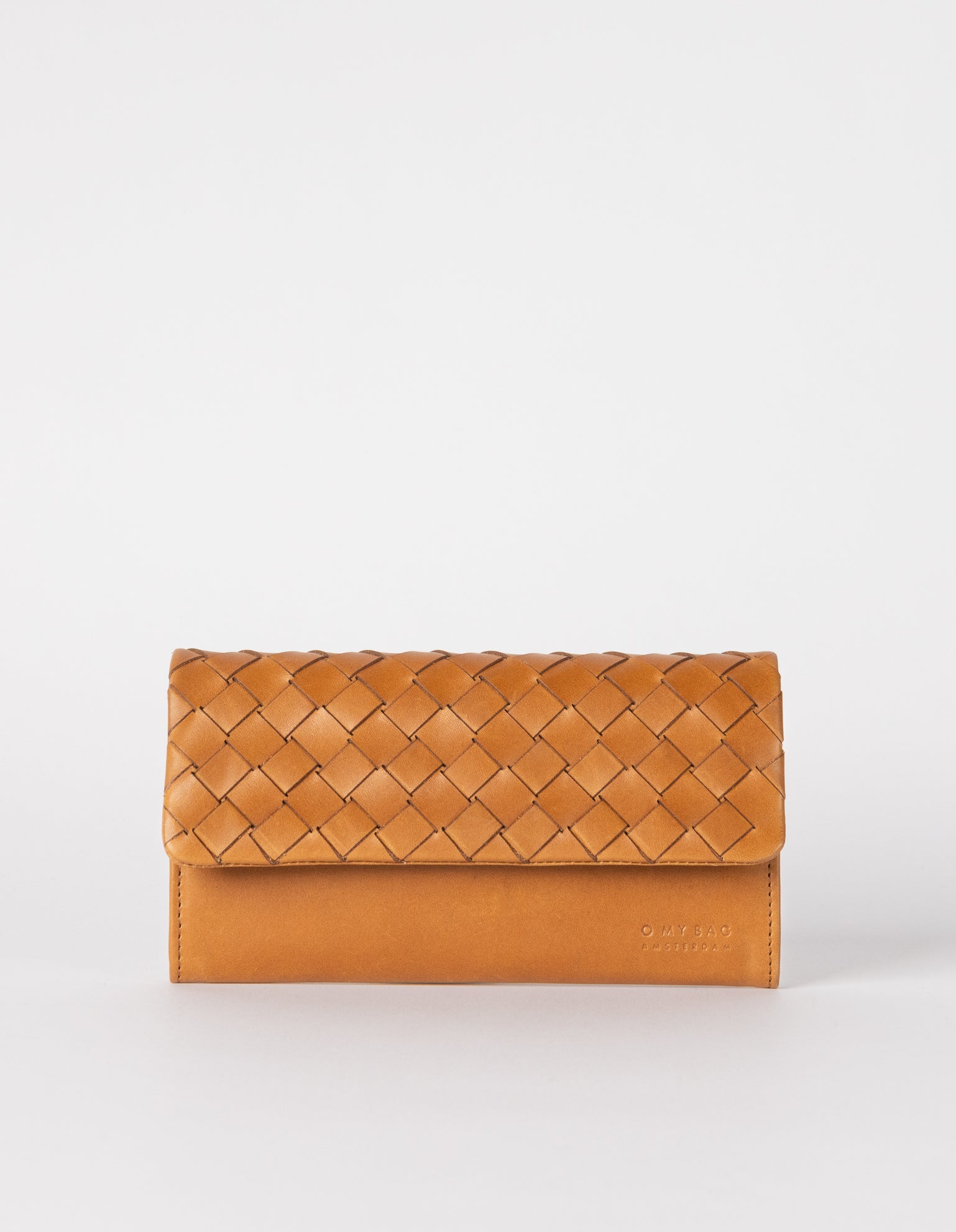 Pau's Pouch - Cognac Woven Classic Leather