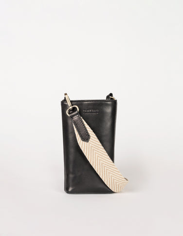 Pencil Case Small - Black Classic Leather