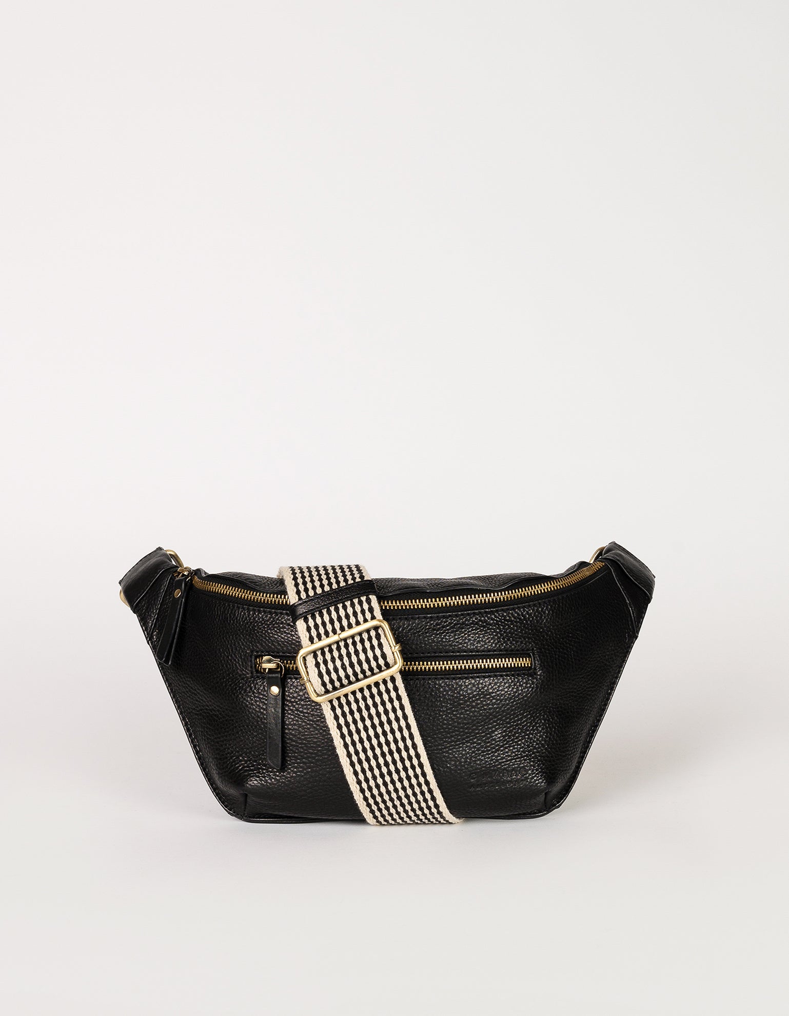 Beck's Bum Bag - Black Stromboli Leather