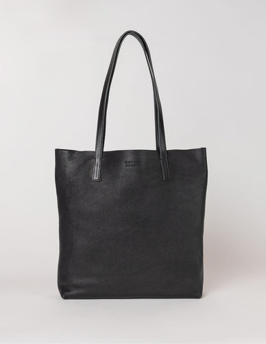 Georgia - Black Soft Grain Leather