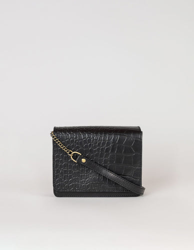 Audrey Mini - Black Classic Croco