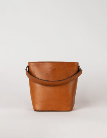 Charlie Phone Bag - Cognac Classic Leather
