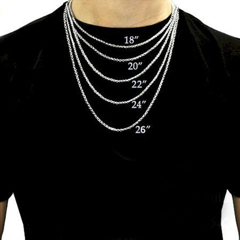 Necklace Size Chart | Eve's Addiction