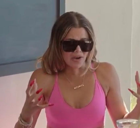 Khloe Kardashian koko necklace