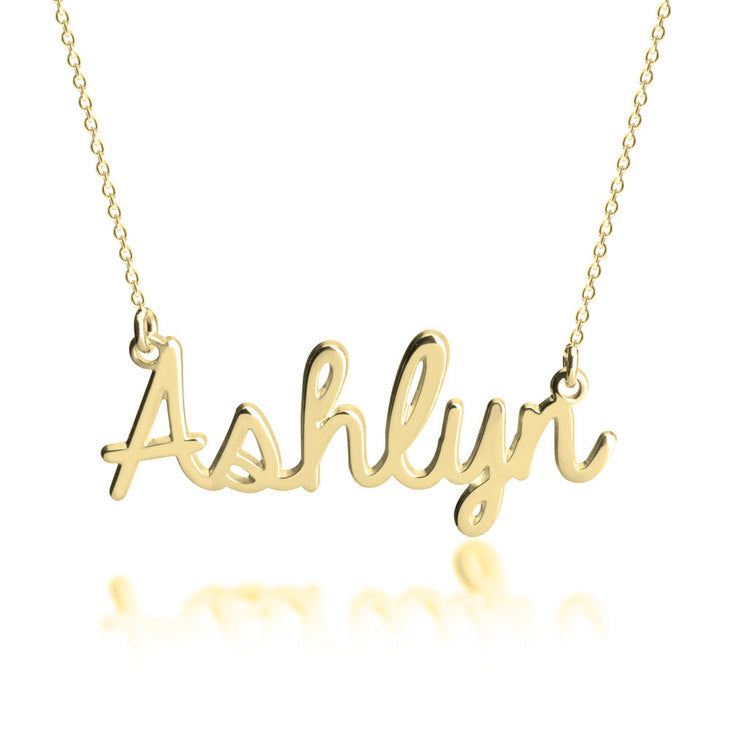 the name ashley in cursive