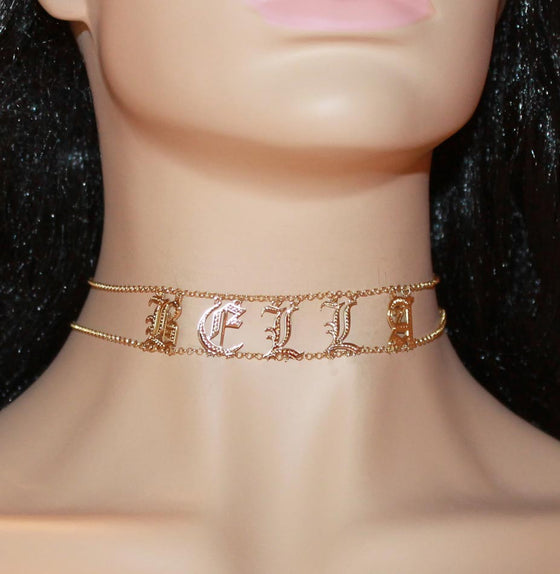 Choker Necklaces Be Monogrammed 1971