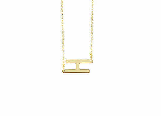 Schitt's Creek Extra Large Sideways Initial Necklace