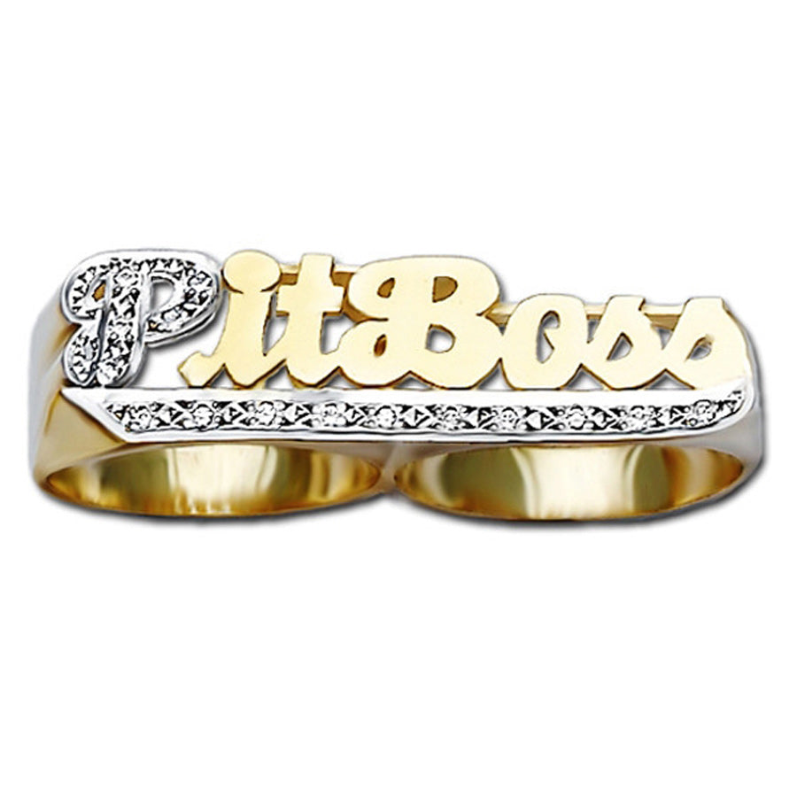 Personalized Name Ring Diamond Cut Personalized Ring Free Shipping Man Gift  Custom Made - Etsy