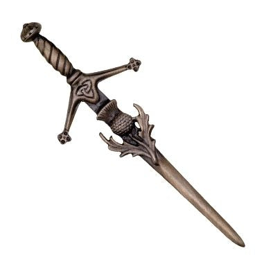 Thistle Sword Kilt Pin