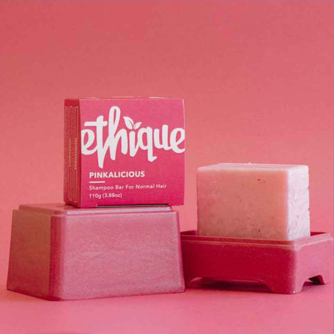 Ethique In-Shower Shampoo Bar Container - Pink