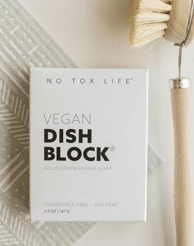 no tox life vegan dish block zero waste