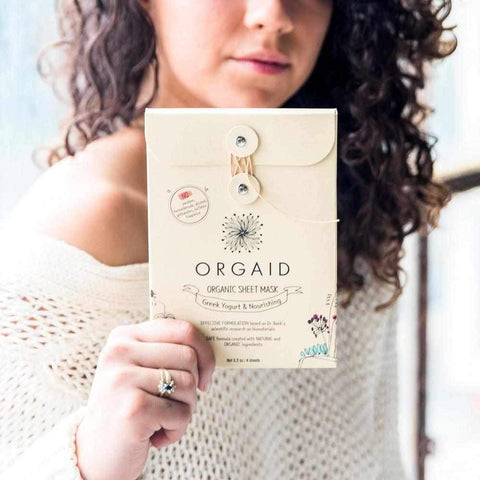 ORGAID Organic Sheet Mask Greek Yogurt & Nourishing