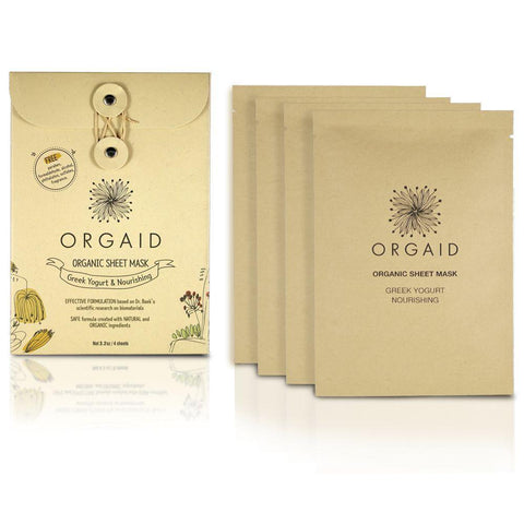 ORGAID Organic Sheet Mask Greek Yogurt & Nourishing