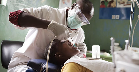 Each dental product purchased supports Agape in Action's Health and Nutrition program.