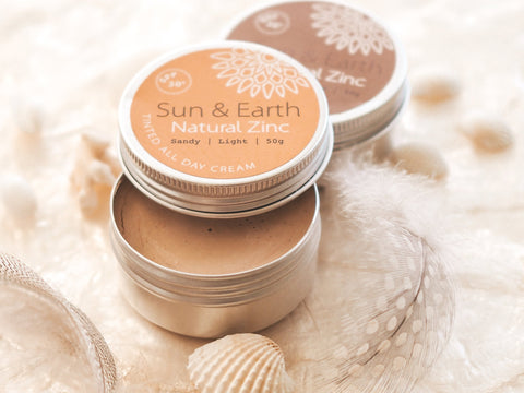 Sun & Earth Natural Zinc Tinted All Day Cream eco friendly zero waste