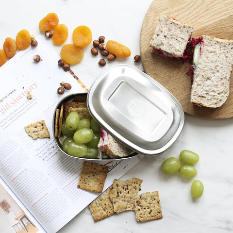 ever eco stainless steel lunch container 2 compartments