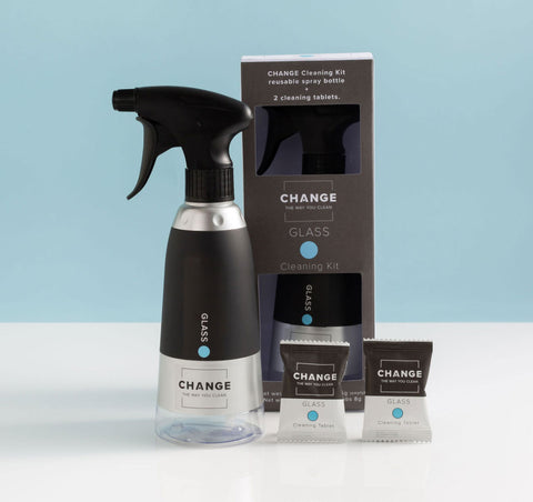 change glass cleaning kit