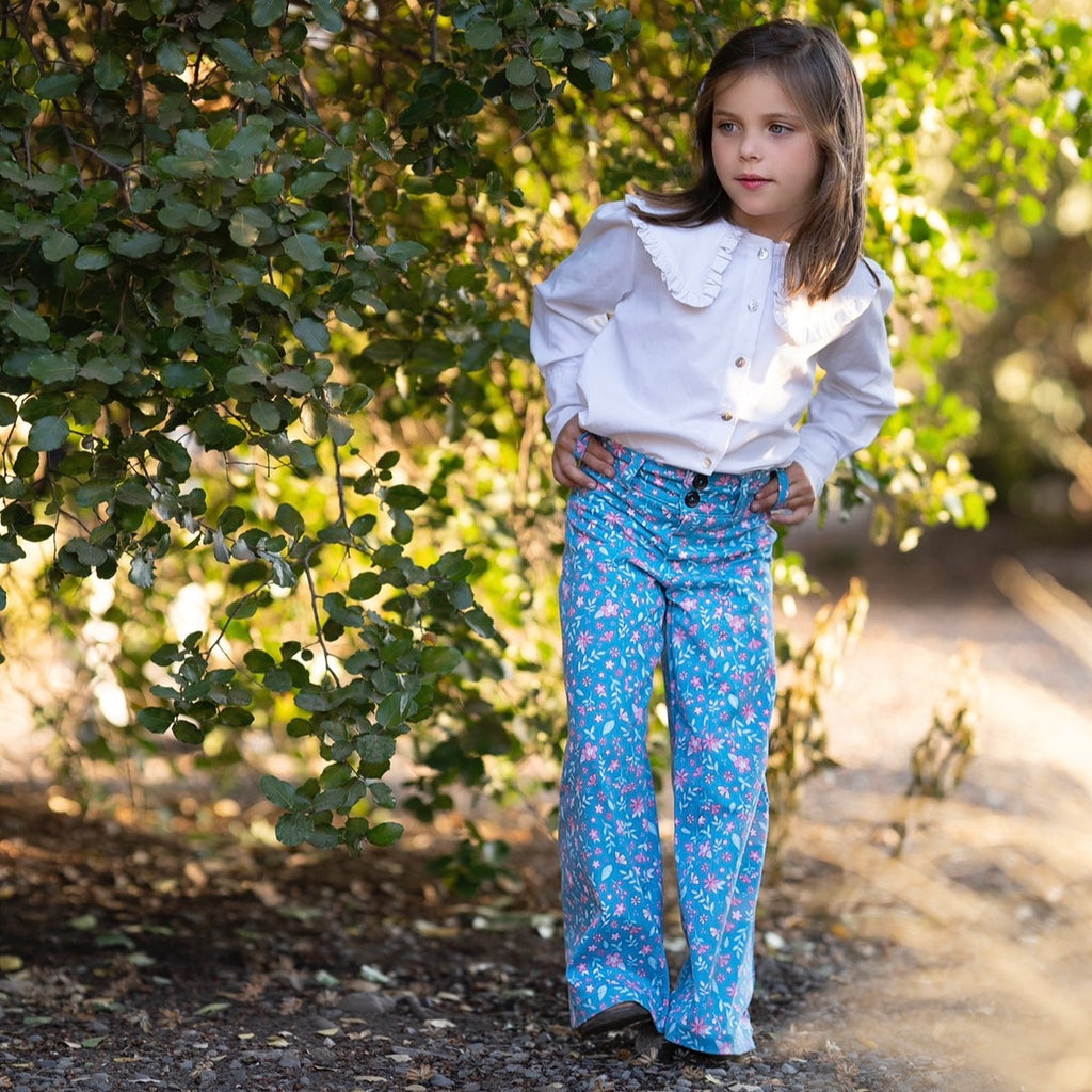 Pantalones floreados Alicia – Laura Miller Ropa Niños