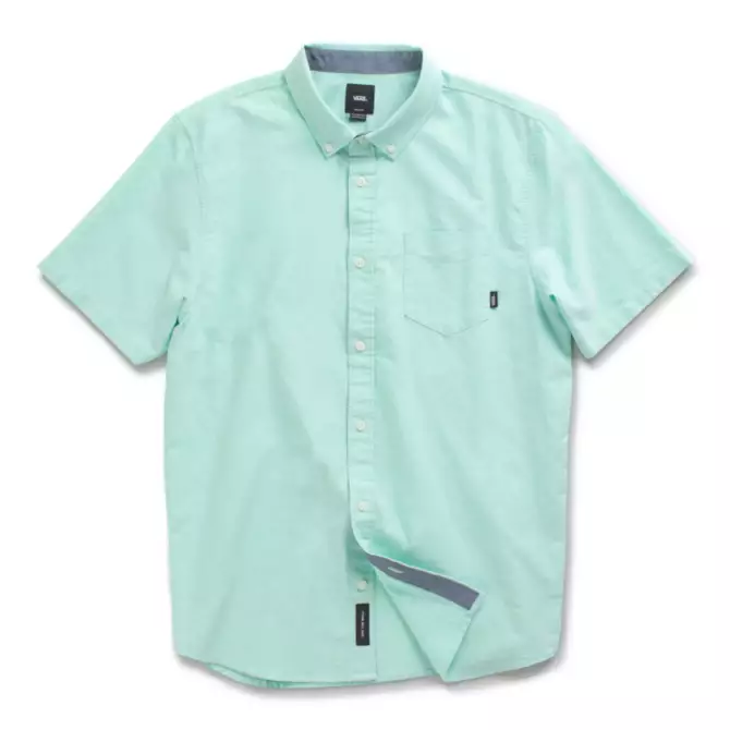 vans short sleeve button up