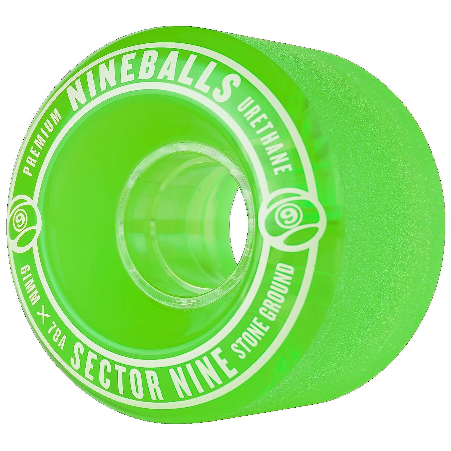 Sector 9 Nineballs Green 78a Cruiser Wheels (61mm)