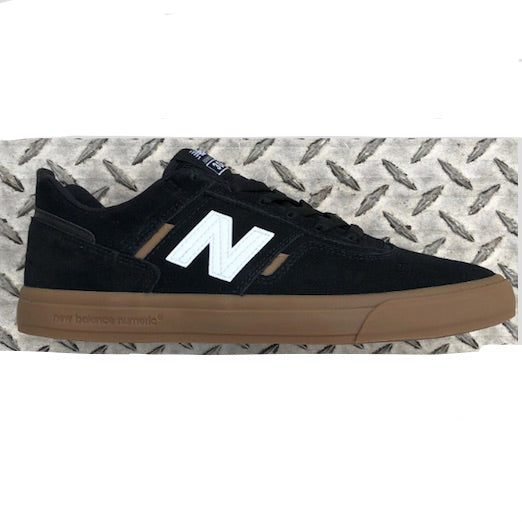 new balance numeric black gum