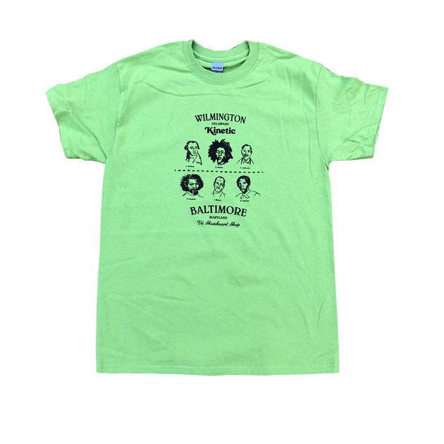 kinetic green shirt