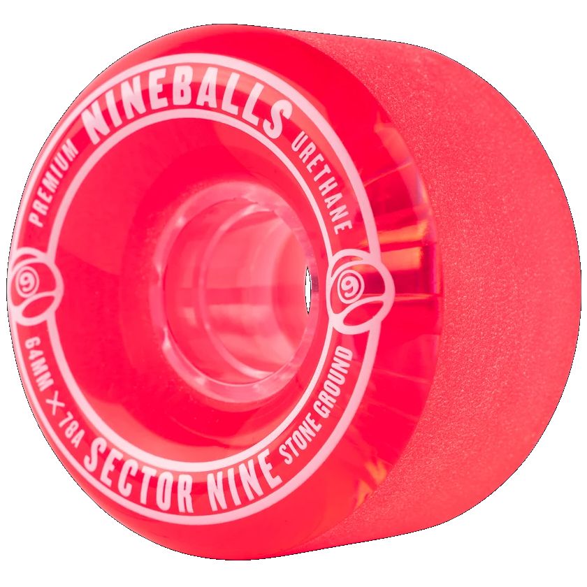 Sector 9 Nineballs Red 78a Cruiser Wheels